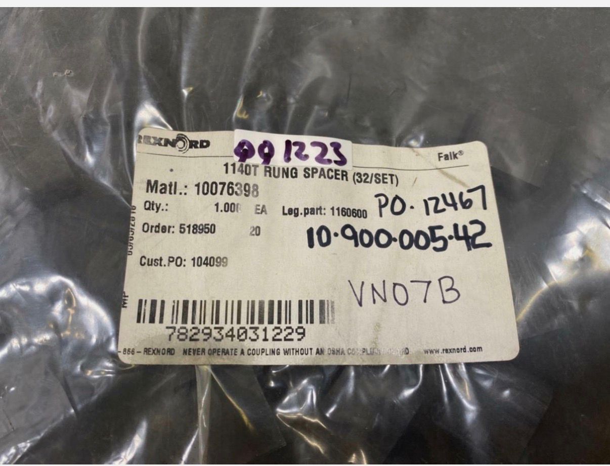Rexnord Rung Spacer Set